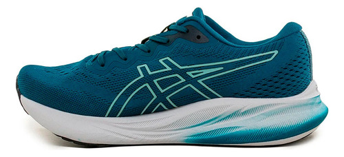 Zapatillas Asics Hombre Running Verde Azul Gel Pulse 15 Se
