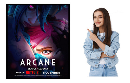 Poster De La Serie Arcane De Netflix