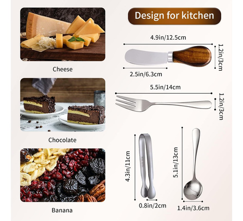 Accesorios Para Charcuteria (14 Piezas), Esparcidores De ...