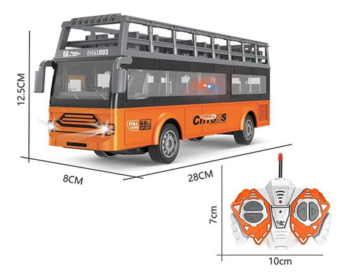 Coche Rc Autobús Escolar Modelo 1/30 Vehículos