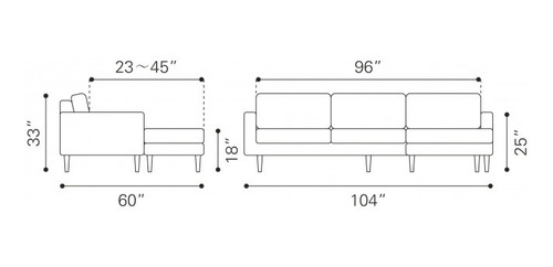 Sala Modular Kace 2 Gris Këssa Muebles