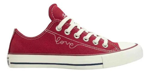 Tênis Feminino Converse All Star In Love Vermelho | Parcelamento