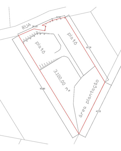 Terreno, Área Total: 3.100 M², Com Platô, 70% De Área Aproveitável, Próx Est Borba Gato, Bairro Itaquaciara, Itapecerica Da Serra-sp
