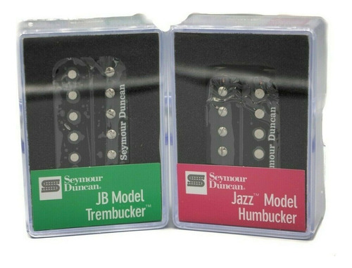 Set De Pastillas: Jb Tb-4 Trembucker & Jazz Sh-2n Pickup Bla