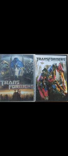 Lote Dos Dvd: Transformers 1 Y 3 El Lado Oscuro De La Luna (Usado)