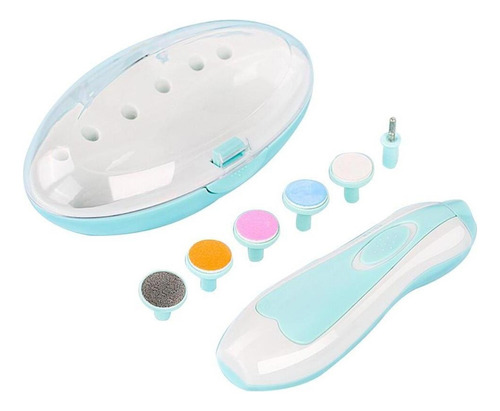 T Set De Manicura Automática Para Bebé Recién Nacido Azul