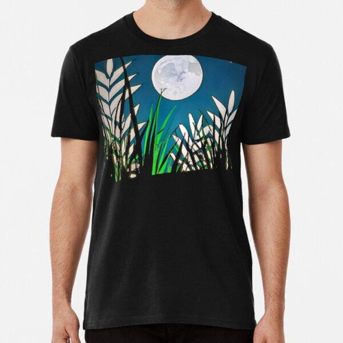 Remera Luna Tranquila En La Naturaleza Algodon Premium