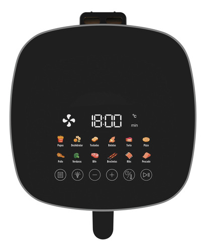 Freídora De Aire Philco 6 Litros Digital Con Visor 1700w