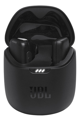 Microfone Lapela Quantum Stream Wireless Jbl Preto Preto