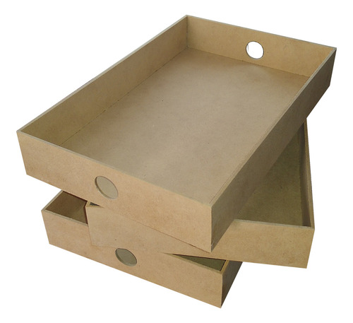 Bandejas 30x40x5 Fibrofácil 3 Mm X 5un Desayunos Oferta