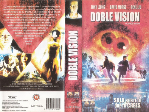 Doble Vision Vhs Tony Leung Ka-fai David Morse