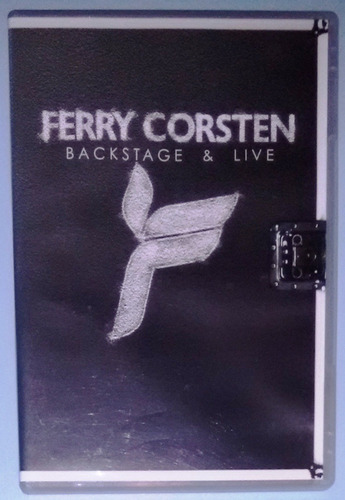 Ferry Corsten Dvd Backstage & Live - Dj Eletrônica Show Raro