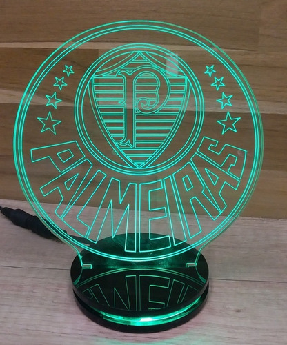 Imagem 2 de 2 de Luminária Led Modelo Esportes - Palmeiras