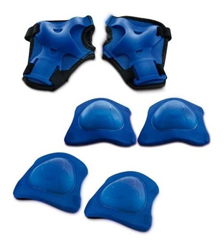 Imagem 1 de 5 de Kit De Proteção 6 Peças Cotoveleira Munhequeira Joelheira