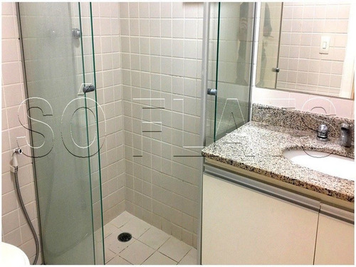 Flat Em Moema, Muito Bem Localizado, A Poucos Metros Da Av. Ibirapuera, Mobiliado - Sf33280
