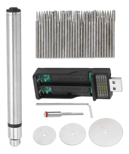 Mini Bolígrafo De Grabado Eléctrico Inalámbrico Usb