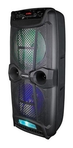 Parlante Bluetooth Crown Mustang Woofer Torre Usb Sd