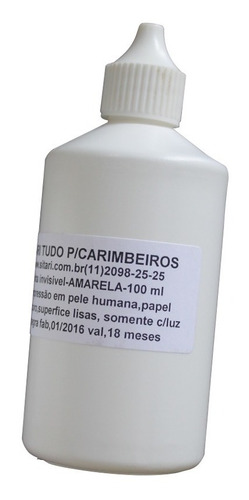 Tinta Invisível Para Carimbo E Pele Humana