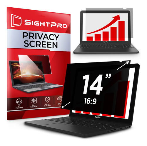 Sightpro Filtro De Pantalla De Privacidad Para Laptop De 14