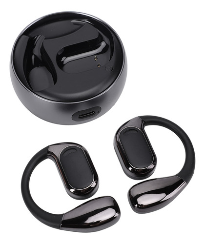 Auriculares De Traducción Negros Y Negros Con Control De Apl