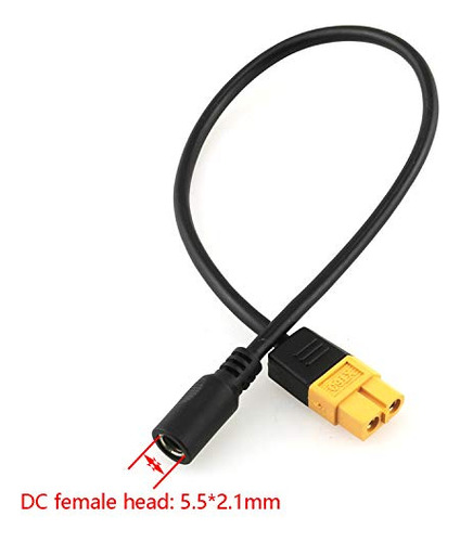 Adaptador Dgzzi Xt60 A Dc De 5.5 Mm Para Monitores Fpv