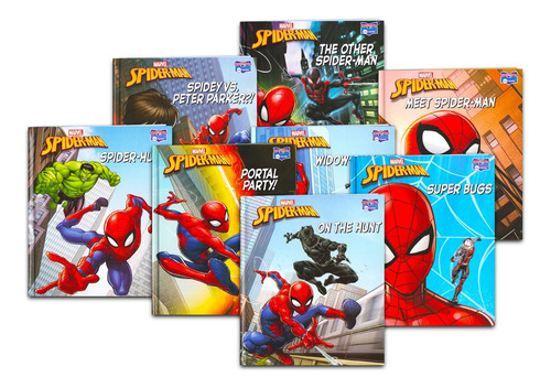 Lector Electrónico Marvel Spiderman, Pack De 8 Unidades