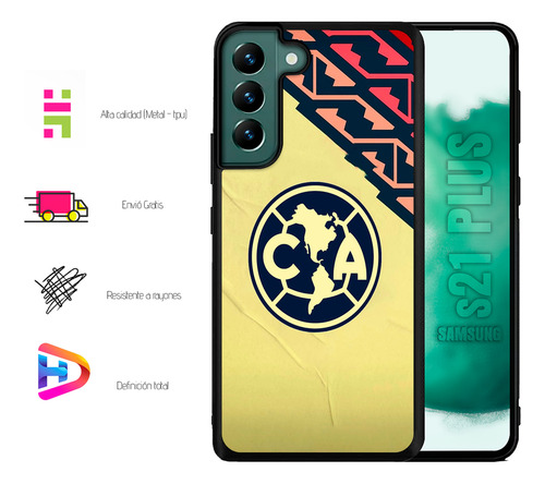 Funda Uso Rudo Diseños Para Samusng S21 Plus Más Complemento Cluub Ameriica