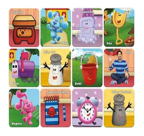 Imagen 2 de 4 de Las Pistas De Blue 12 Puzzle De 2 Piezas Grandes Original