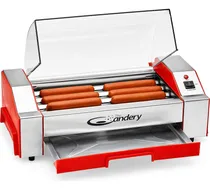 Comprar Maquina Para Hot Dogs Profesional Rodillo Cocinar Parrilla