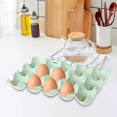 / 3 Caja Para Guardar Huevos De 15 Tazas, Caja De