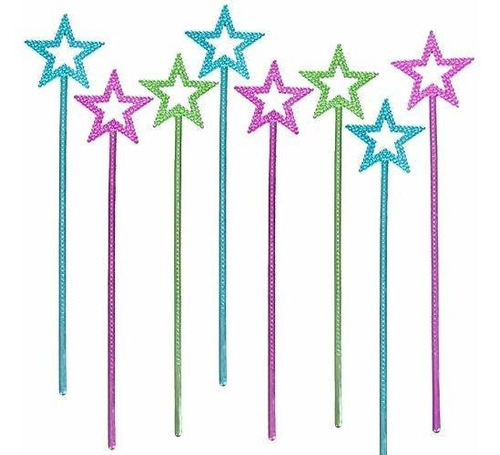 Varitas Metálicas De Princesa De Estrellas Para Niños...