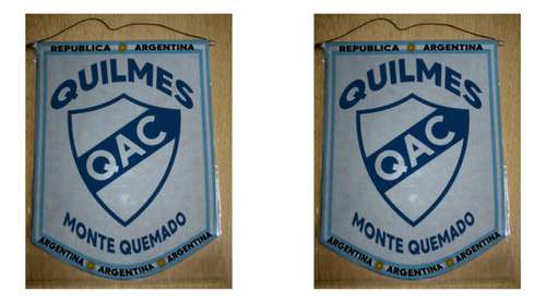 Banderin Grande 40cm Quilmes De Monte Quemado