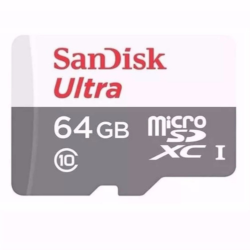 Imagem 2 de 3 de Cartão Micro Sdxc 64gb Ultra Sd Sandisk Classe 10 48mb/s