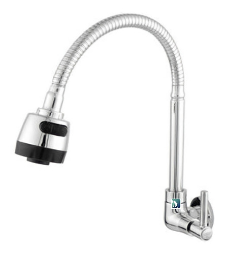 Torneira Cozinha Gourmet Parede Bica Móvel 1/4 Volta C-72 Acabamento Cromado Cor Cromado