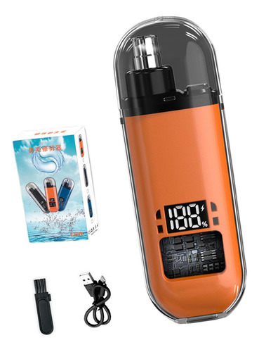 Pele De Cabello De La Nariz Naranja Con Pantalla
