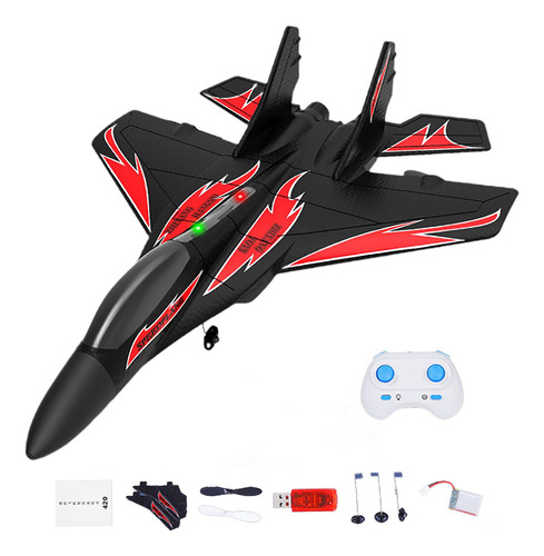 Rc Planeador Rc Avión Regalo Resistente Profesional Negro