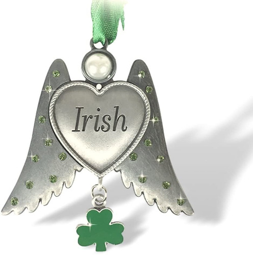 Banberry Diseña Encanto Angel Irlandes Ornamento Irlan...
