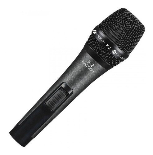 Imagem 2 de 2 de Microfone Kadosh K-2 dinâmico cardióide preto
