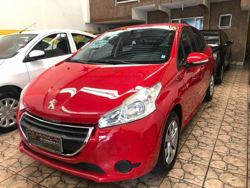 Peugeot 208 1.5 Active Flex 5p - Completo - 2014 - Vermelho