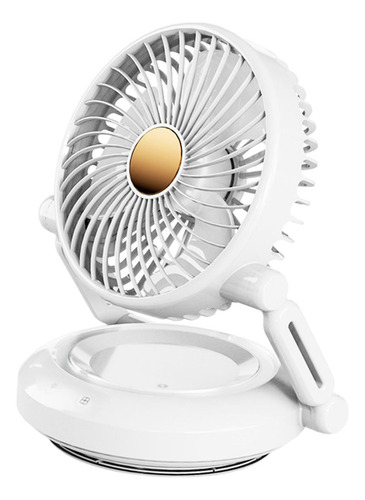 Ventilador De Mesa Y Pared Blanco Pequeño 2 En 1
