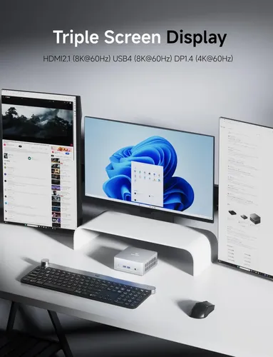 Mini Pc Minisforum Deskmini Um870 Slim, Ryzen 7 8745h | Frete grátis