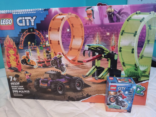 Lego City Stuntz Pista Acrobática Con Doble Rizo 