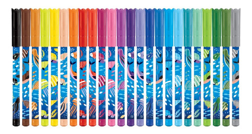 Bolígrafo hidrográfico Color Peps Ocean Life de 24 núcleos, mapeado