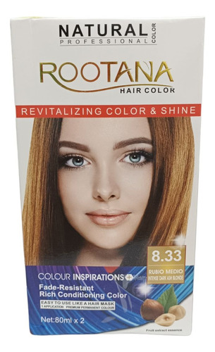 Tinte Rootana Hair Color Con Kit De Aplicacion Completo