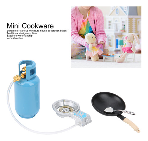 Tanque De Estufa De Gas Simulado Mini Cookware 1:12 Ature Ho