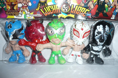 Luchador Muñeco Mini Bobblehead L.a Park Juguete Lucha Libre