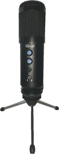 Imagen 4 de 9 de Microfono Condensador Iqual Fm669u Usb Profesional + Tripode