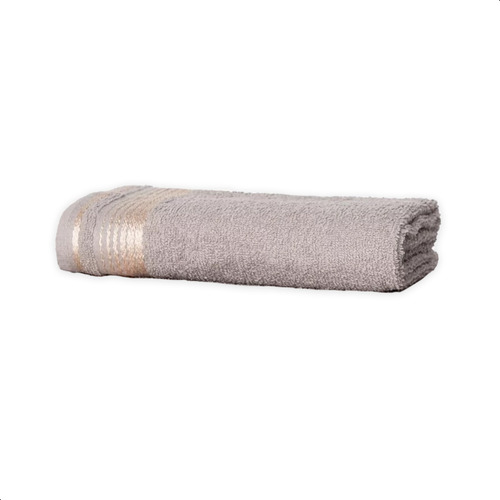 Toalha Banho Lumin 100% Algodão Luxo Cores 360g/m2 75x150cm Cor Cinza