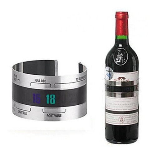 Termómetro Lcd De Acero Inoxidable Para Vino, Cerveza Sensor