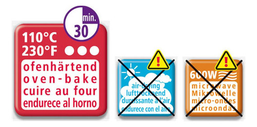 Staedtler -41 St - Arcilla Para Modelar Endurecida Al Horno.